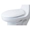 Brondell LumaWarm Heated Nightlight Toilet Seat-Round White L60-RW - alternate 8